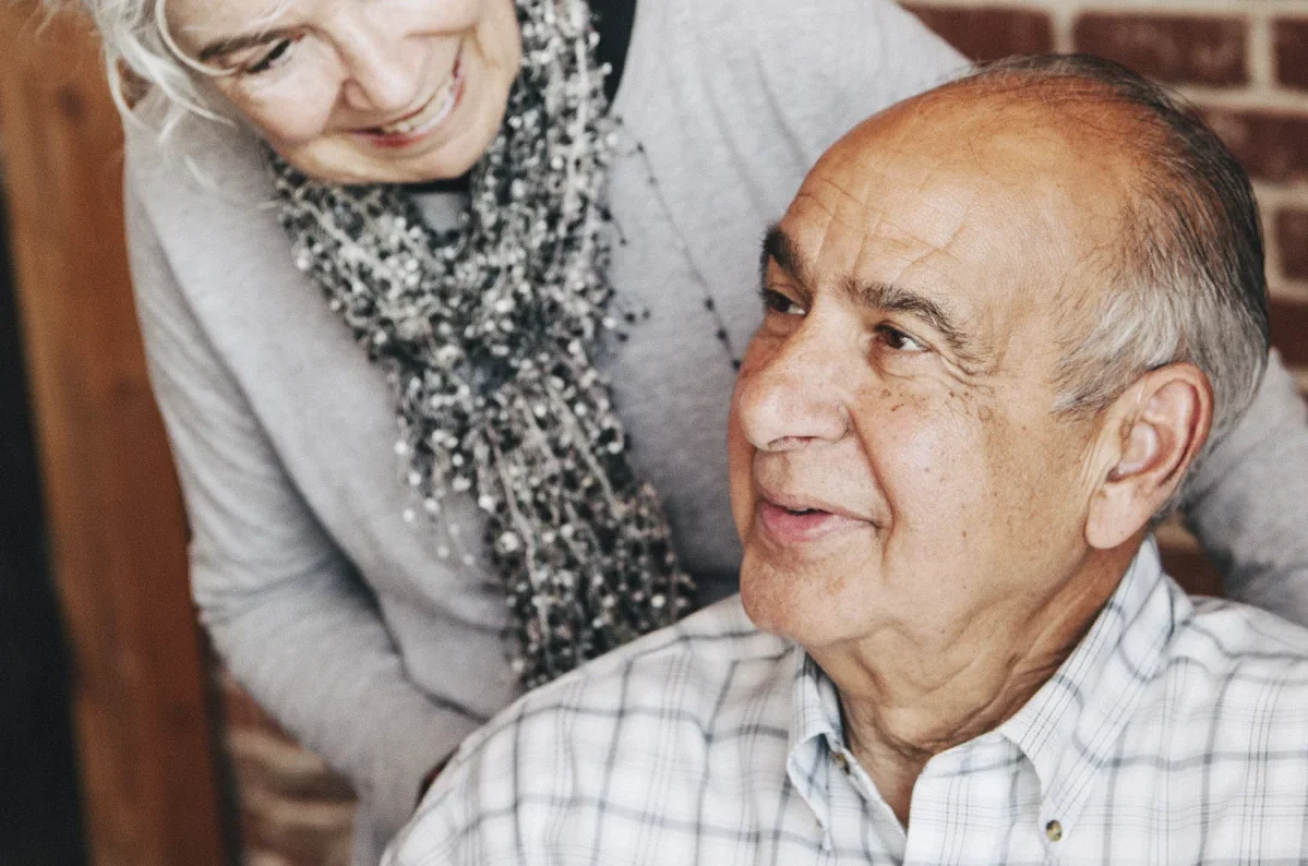 senior couple spending quality time together